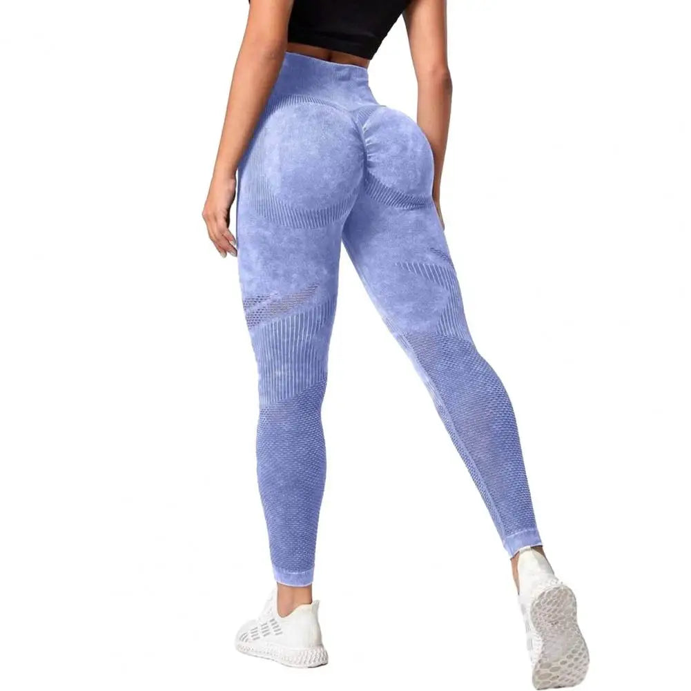 Fitnessstudio Yoga Nahtlose Hosen Hollow Sports Stretchy Laufhose Push Up Übungshose Joggen Workout Lange Hosen Active Wear